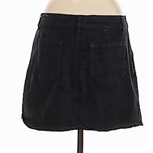 Jolt black denim studded high waist skirt - Picture 13 of 13